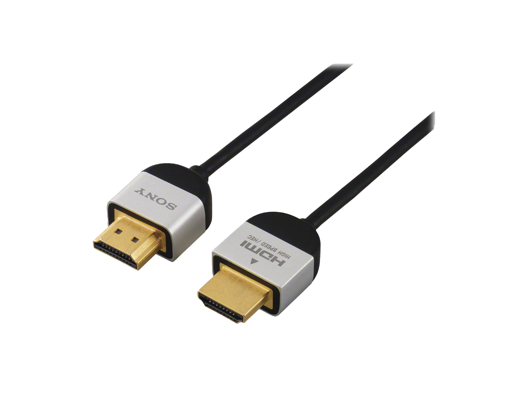 Sony Slim High Speed 4K/3D/Ethernet HDMI Cable - 6.6' (2 m)