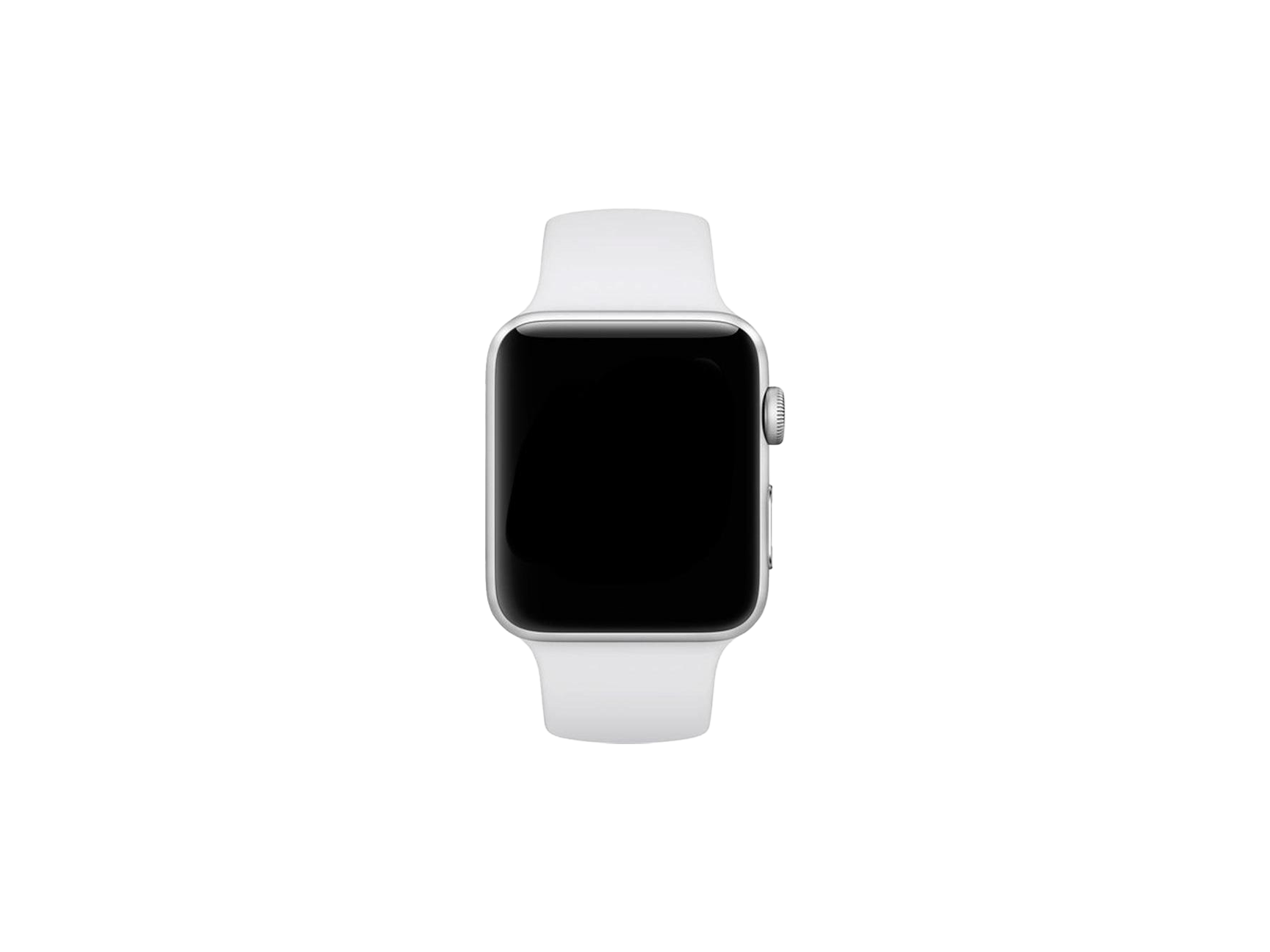 Apple Watch Series 3 (GPS) 42mm Silver Aluminum with White Sports Band