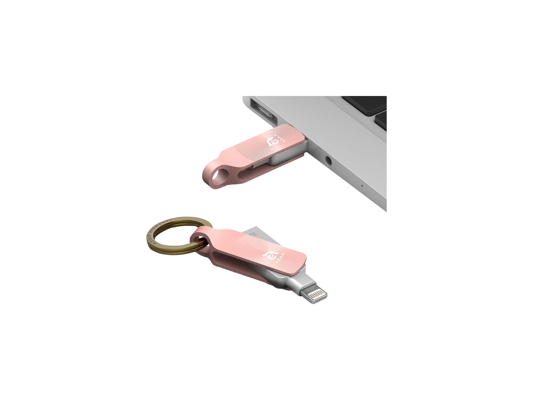 Adam Elements iKlips Duo+ 128GB MFi Certified Flash Drive