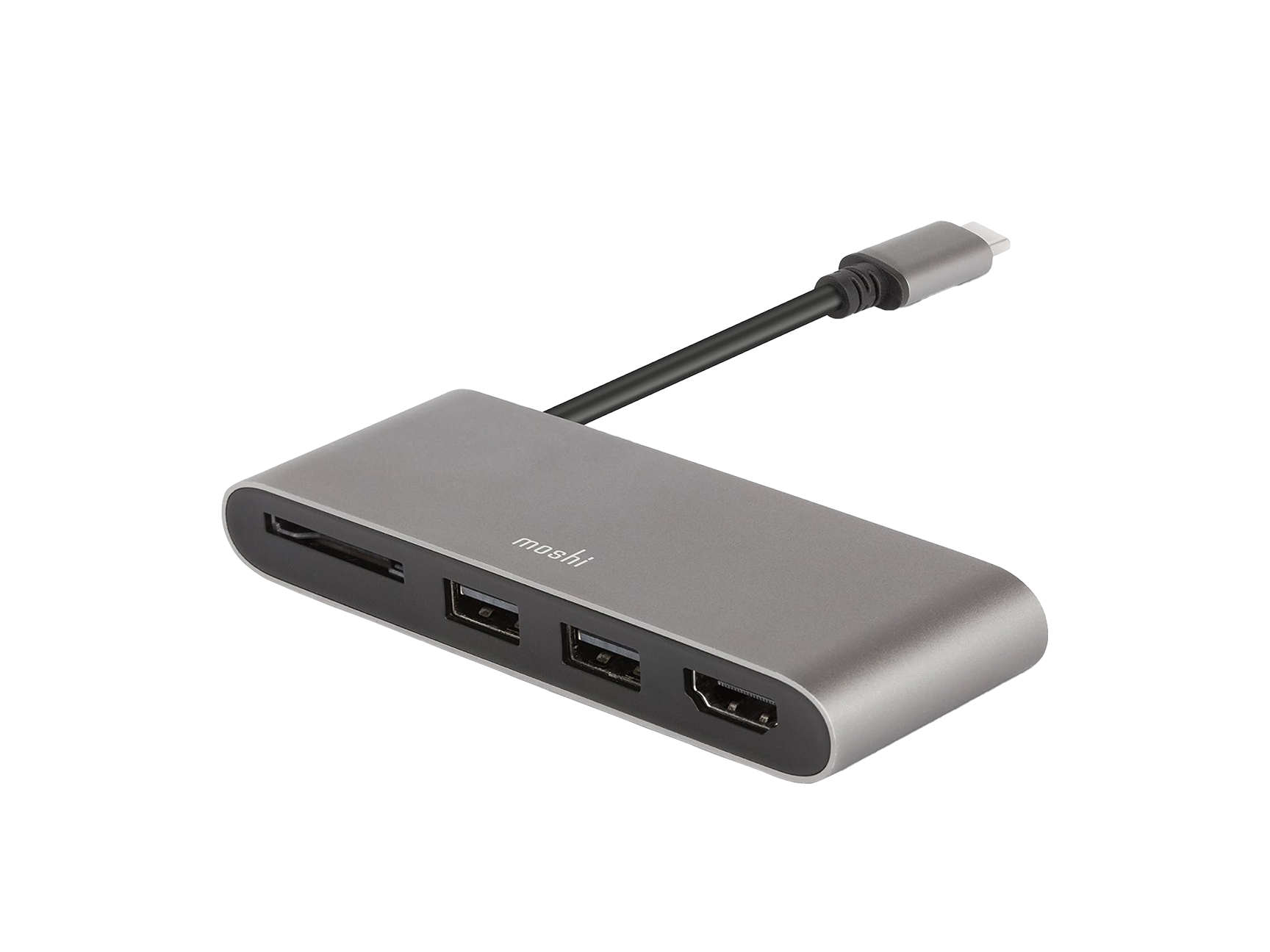 Moshi USB-C Multimedia Adapter: HDMI, USB, SD Card Reader