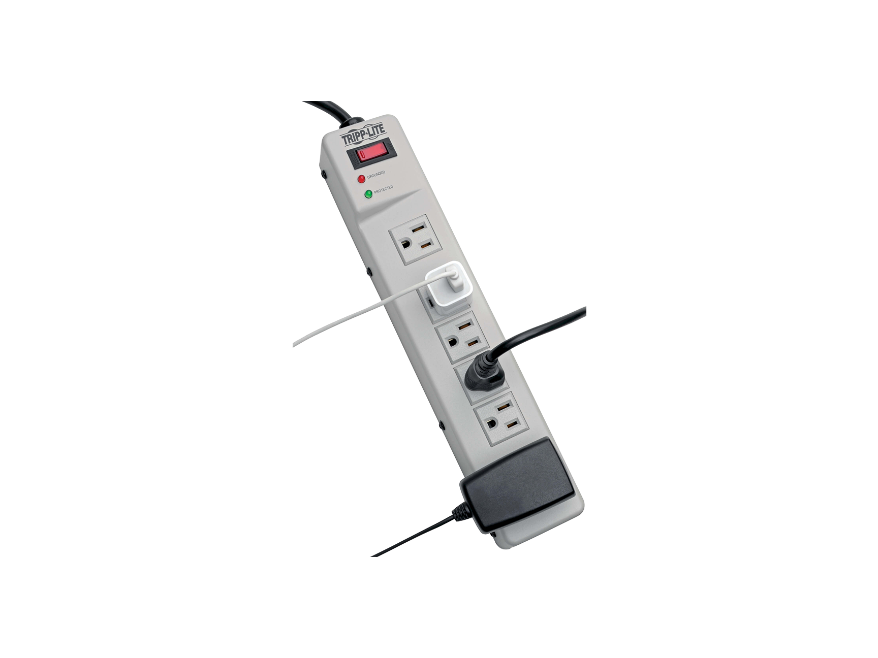 Tripp Lite 6 Right Angle Outlet Surge Protector 6ft Power Strip