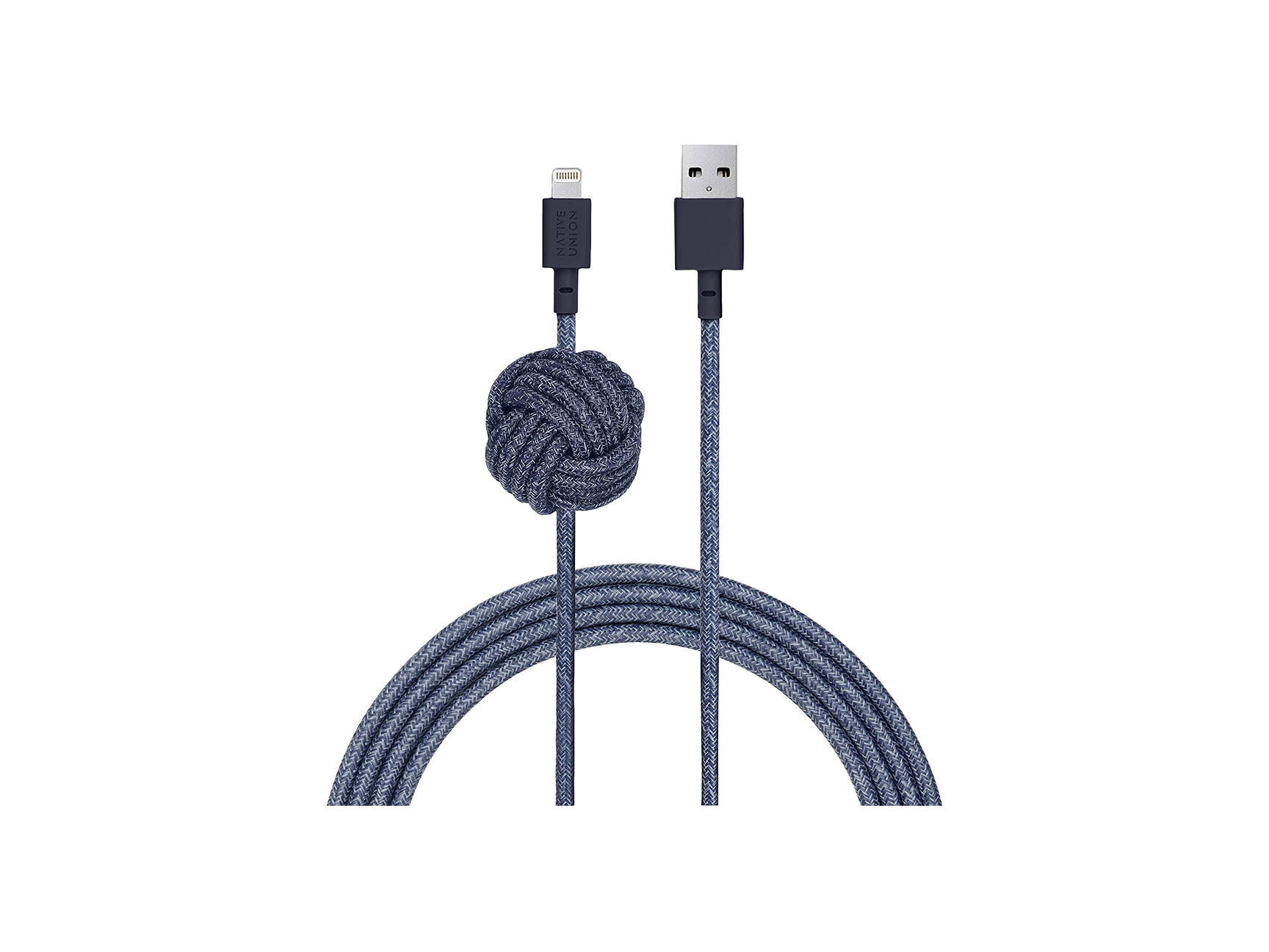 Native Union Night Cable - 10ft USB-A to Lightning - Indigo