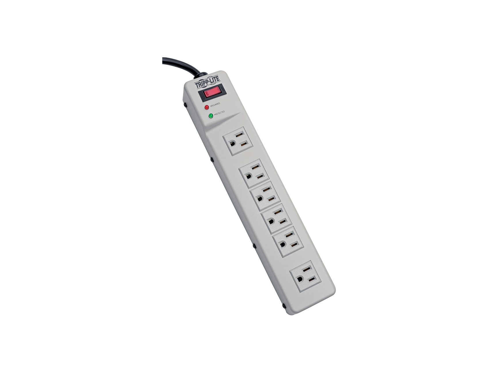 Tripp Lite 6 Right Angle Outlet Surge Protector 6ft Power Strip