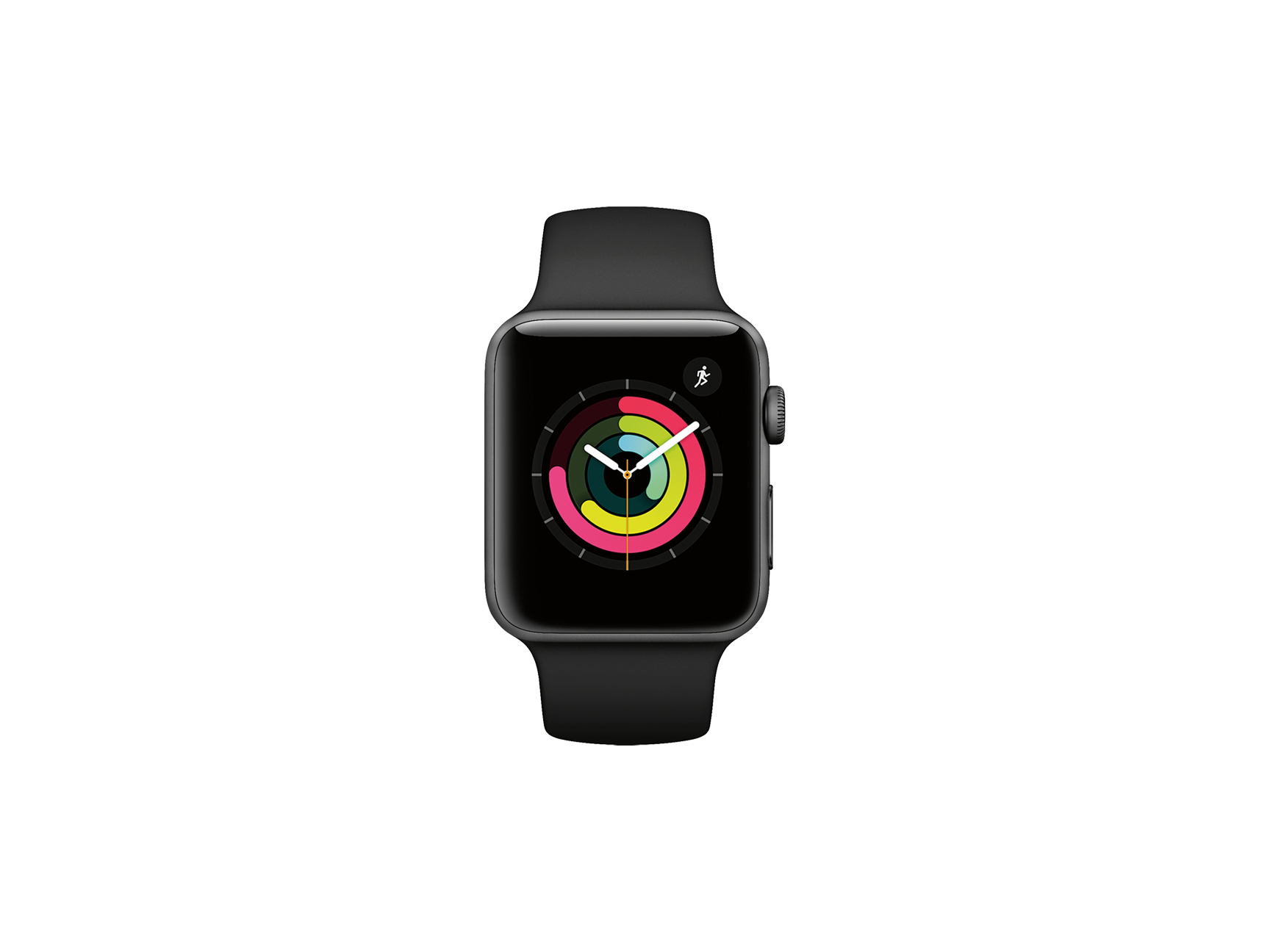 Apple Watch Series 3 (GPS) 42mm Space Gray Aluminum with Black Sports Band