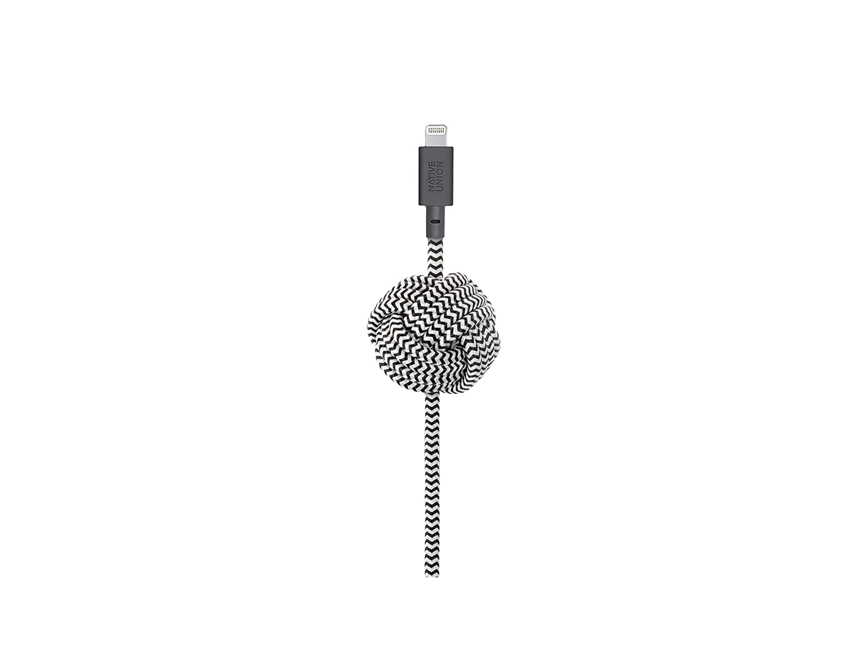 Native Union Night Cable - 10ft USB-A to Lightning - Zebra
