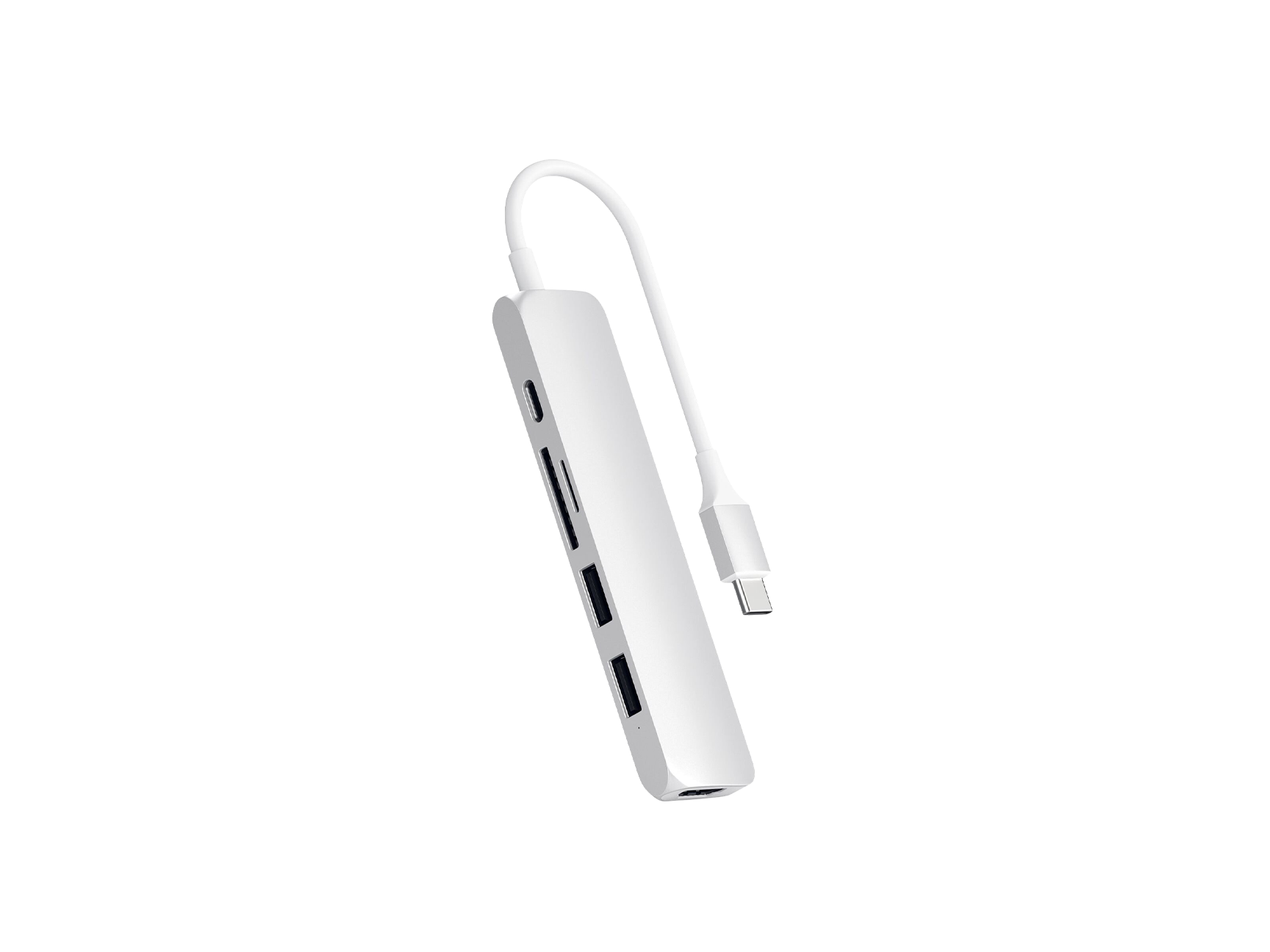 Satechi Slim Aluminum Type-C Multi-Port Adapter V2