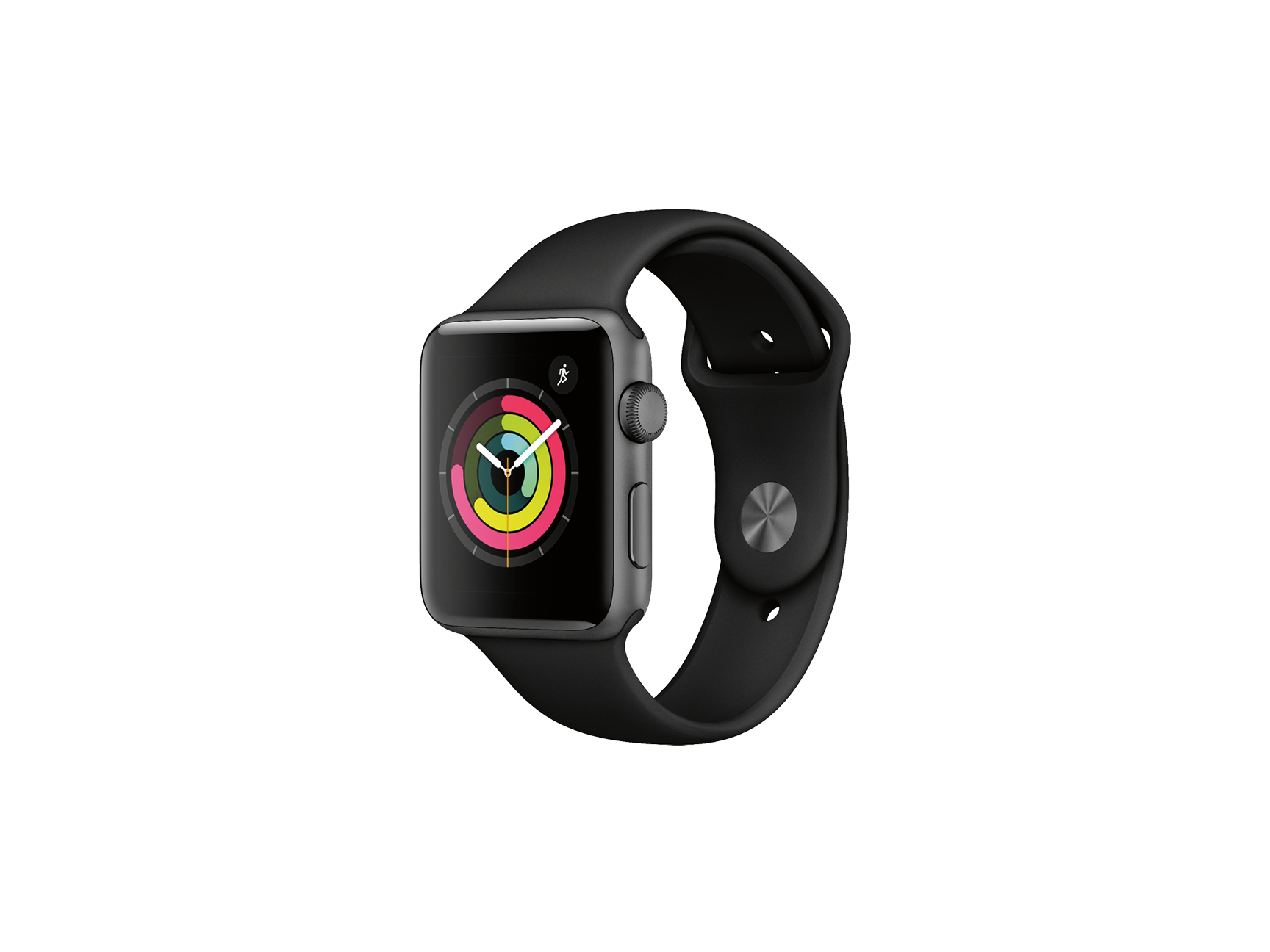 Apple Watch Series 3 (GPS) 42mm Space Gray Aluminum with Black Sports Band