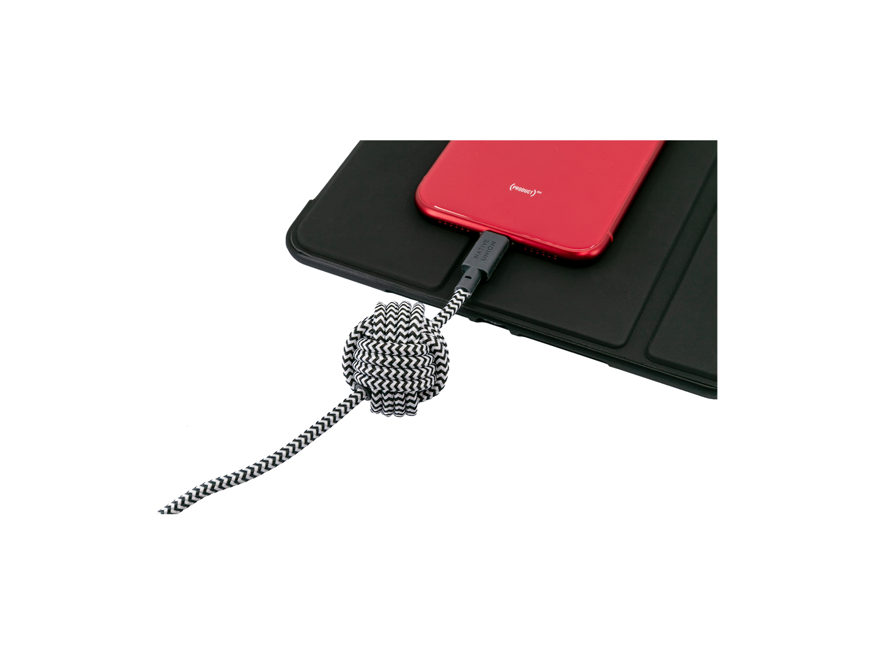 Native Union Night Cable - 10ft USB-A to Lightning - Zebra