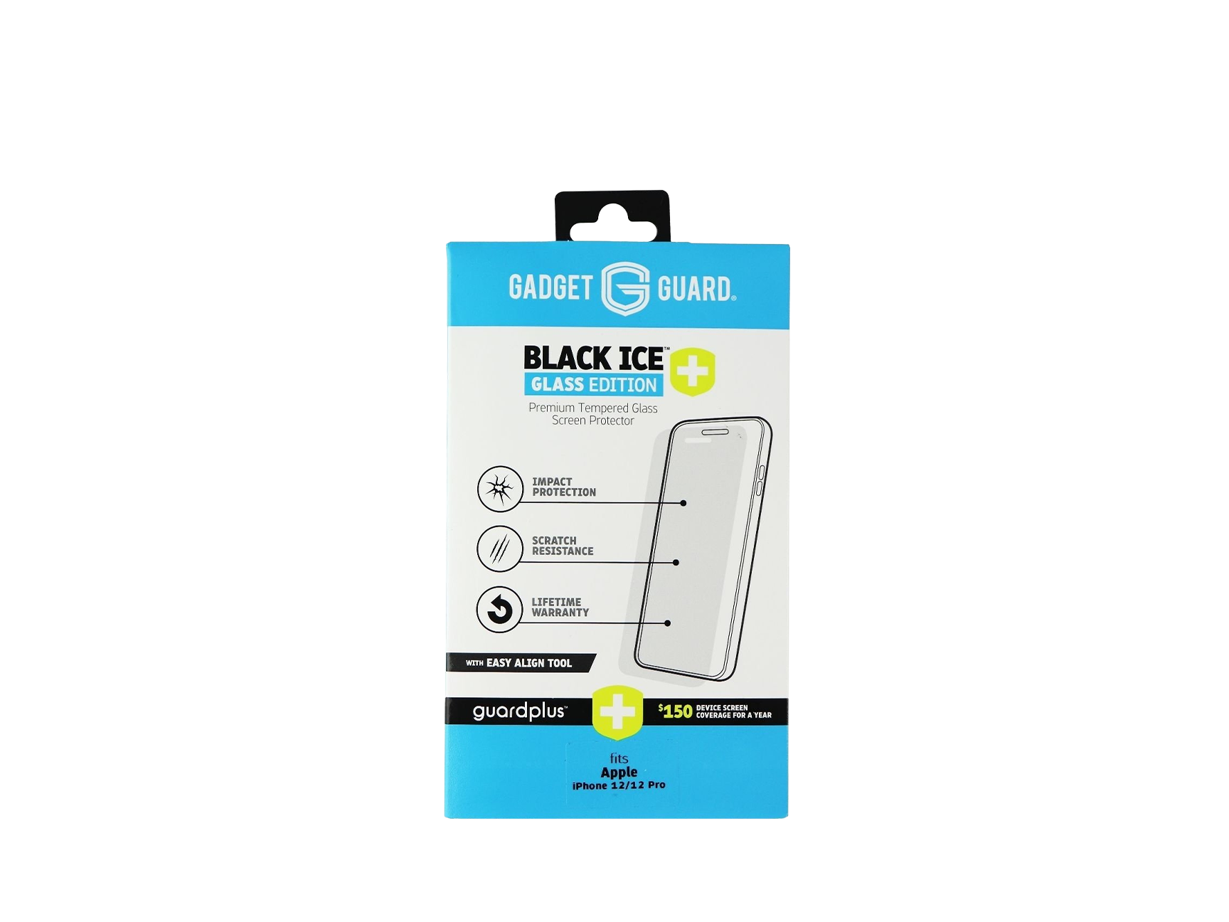 Gadget Guard Black Ice Plus Glass Screen Protector for iPhone 12 Pro