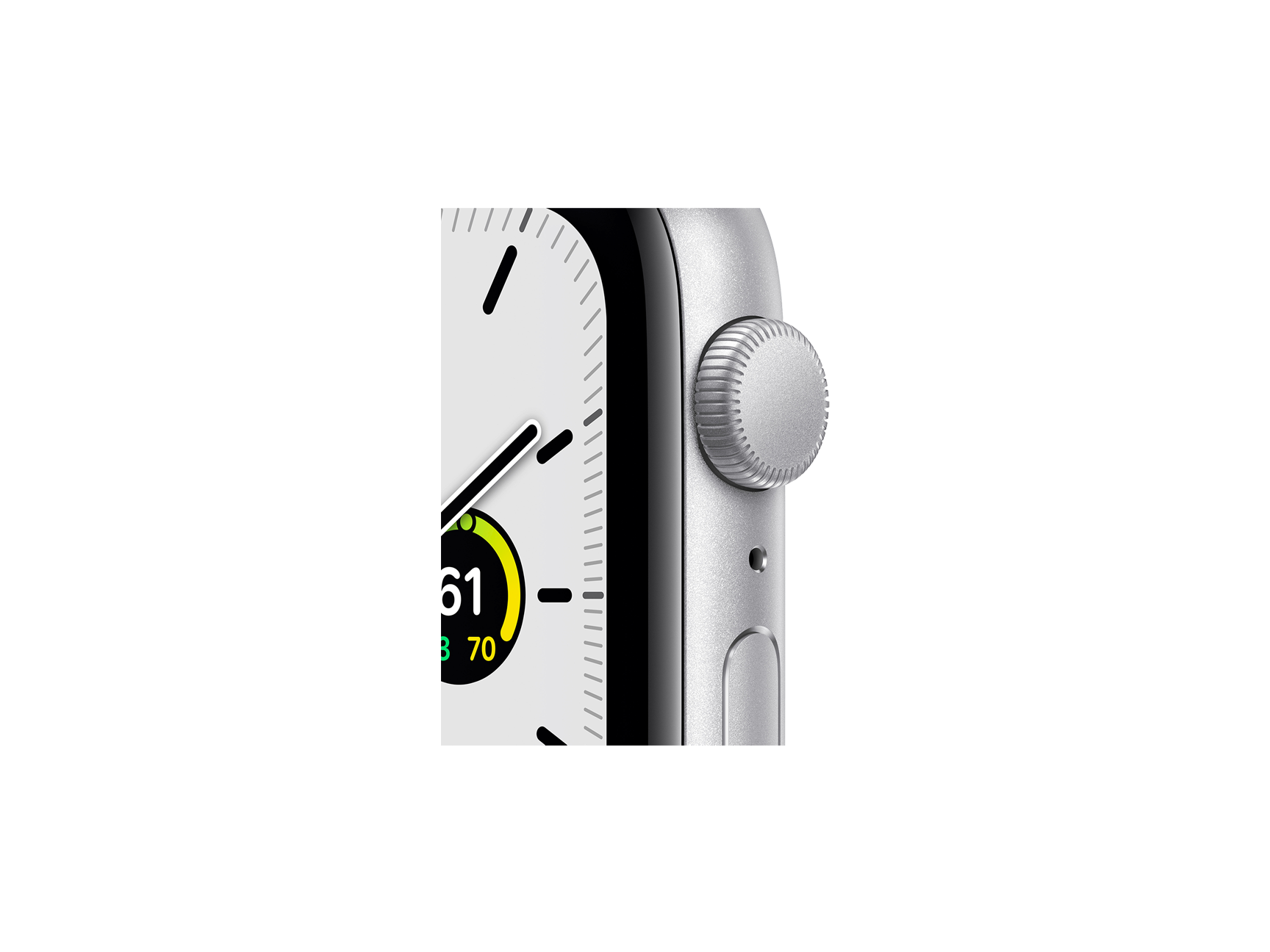 44mm Apple Watch SE w/ Silver Aluminum Case and Blue Band