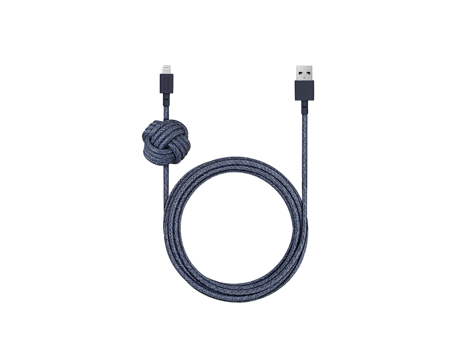 Native Union Night Cable - 10ft USB-A to Lightning - Indigo