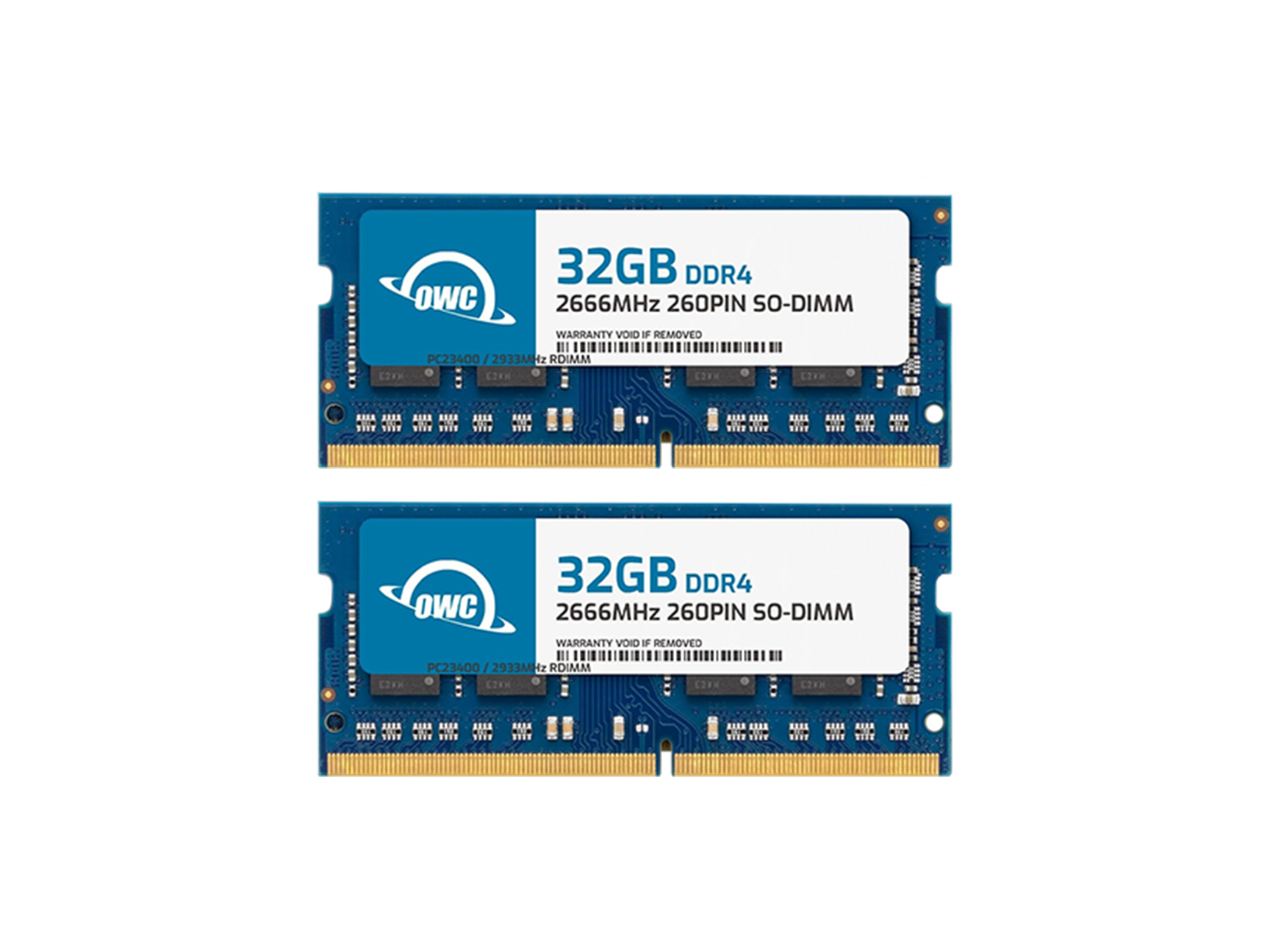 OWC 64GB DDR4 2666 MHz SO-DIMM Memory Upgrade (2 x 32GB)