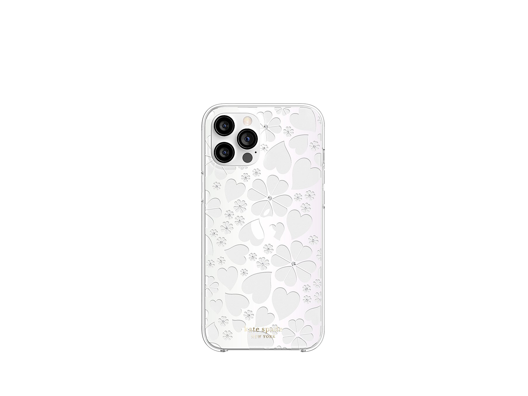 Kate Spade New York Protective Hardshell Clear Case for iPhone 12 Pro