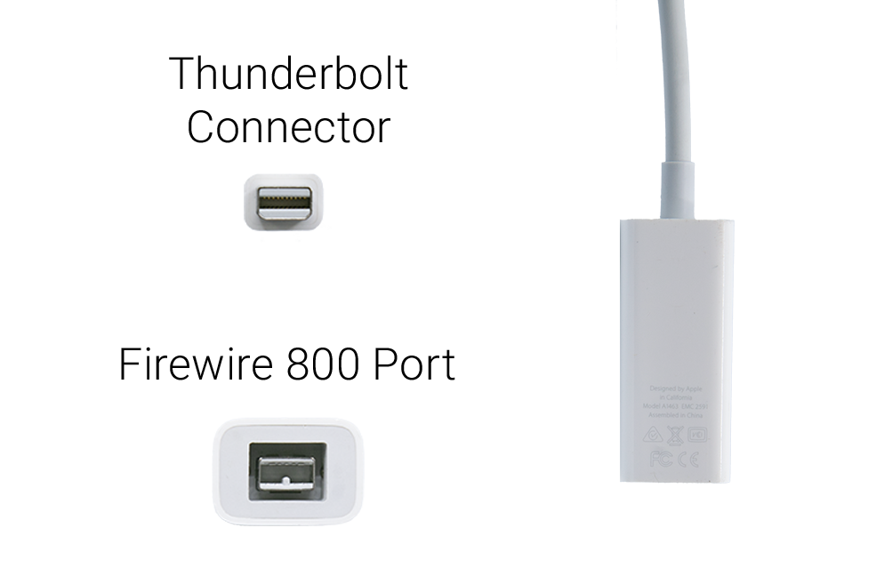 Apple Thunderbolt to Firewire Adapter