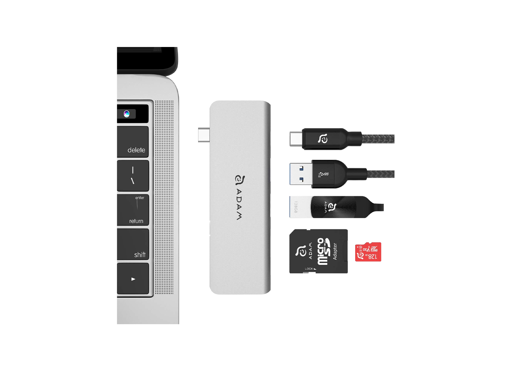 Adam Elements CASA Hub 5e USB-C 5-in-1 Card Reader Hub