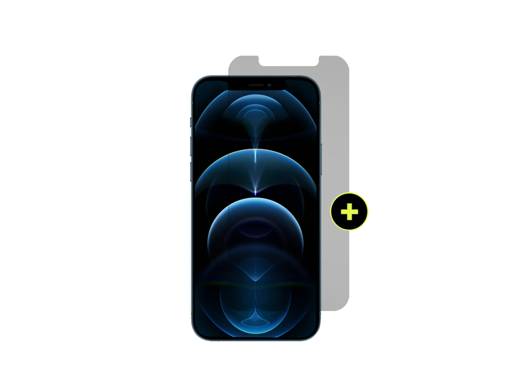 Black Ice+ Glass Screen Protector for iPhone 12 Pro Max (with Guide)